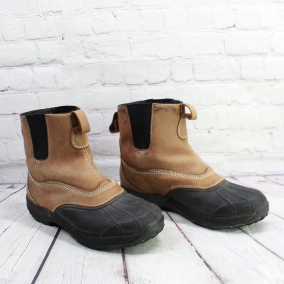 LL BEAN Primaloft Insulated Pull On Boots 10.5 M - Picture 3 of 9
